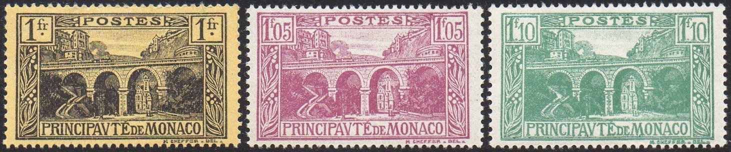 Timbres-Poste Stamps Monaco Pont Ste éevote